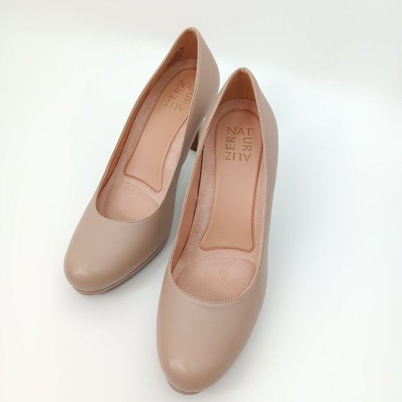 NATURALIZER MICHELLE WOMENS IVORY HEELS SIZE 8M - Picture 3 of 14